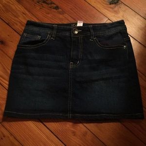 Justice size 12 jean skirt (with shorts)